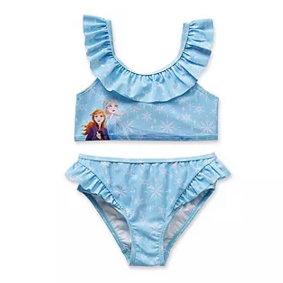 Disney Swim Nwt Baby Girls Disney Frozen Elsa Anna Bikini Swimsuit